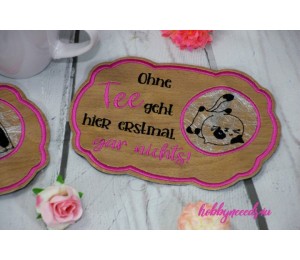 Stickserie - ITH Mug Rugs Crazy Cats Doodle 